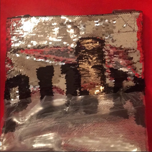 Victoria Secret Pink Flip Sequin Tote Bag NEW - Picture 8 of 8